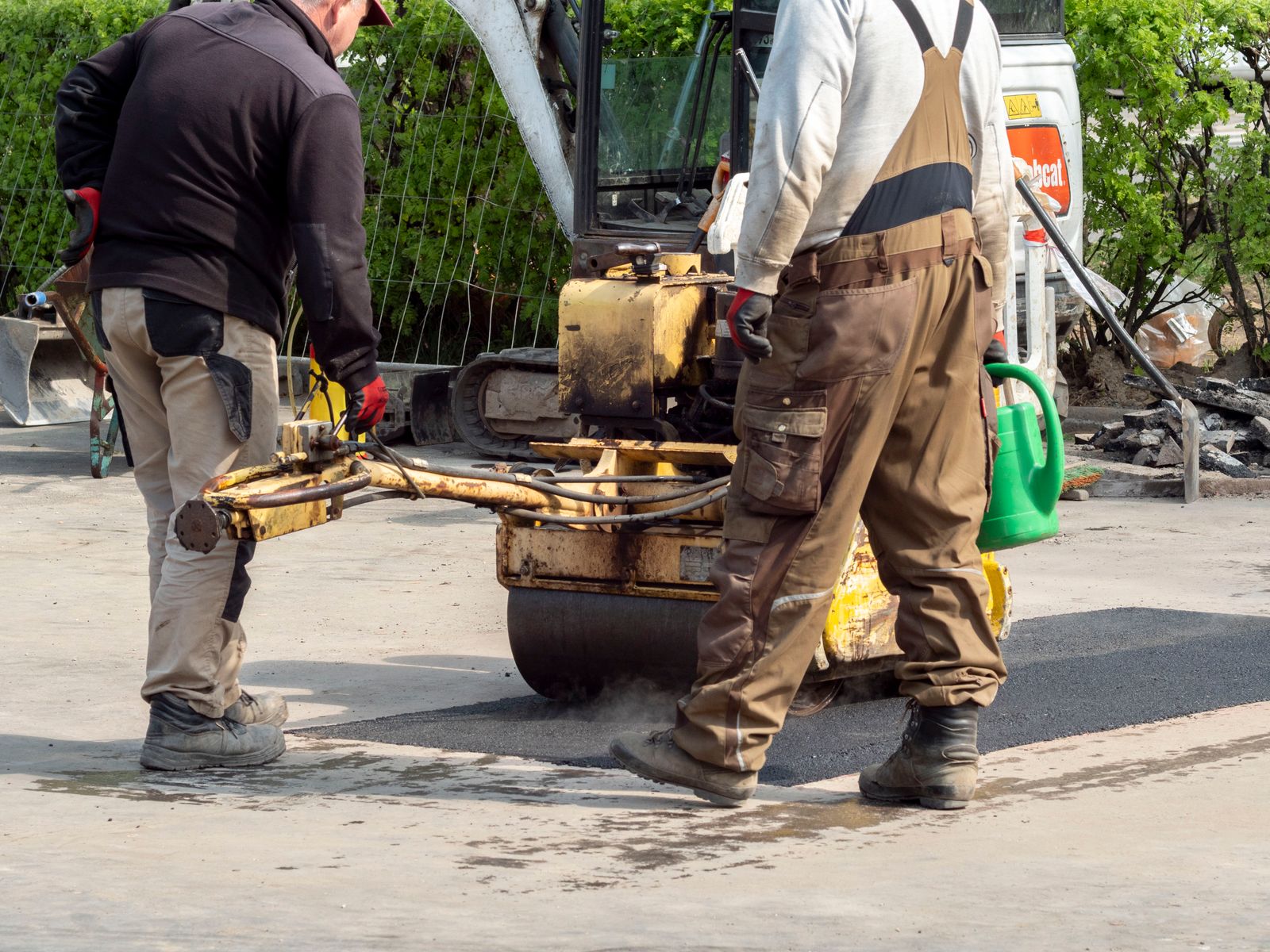 Construction machinery road repair